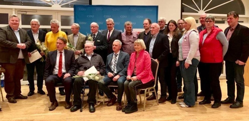 Vorstand und Ehrende Mitglieder des CDU Stadtverbandes Haren (Ems) 